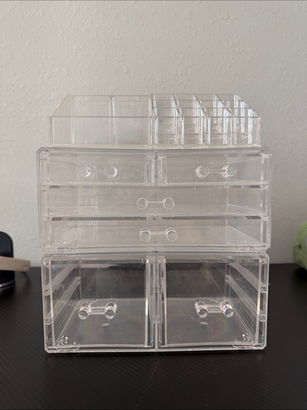 Amazon Essentials Clear Acrylic Makeup Organizer with Tiered Compartments